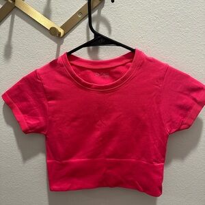 OFFLINE By Aerie Sidewalk Seamless Cropped T-Shirt